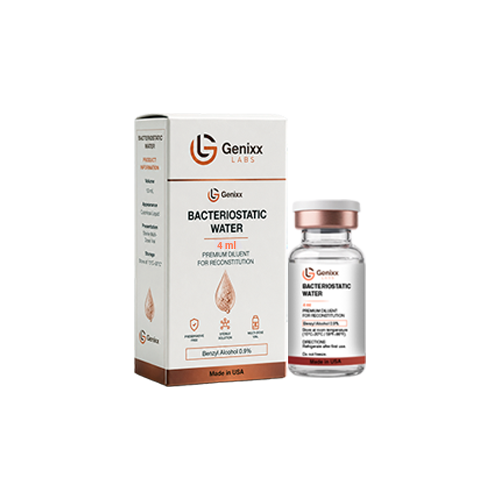 Premium BAC Water 4 mL box and vial